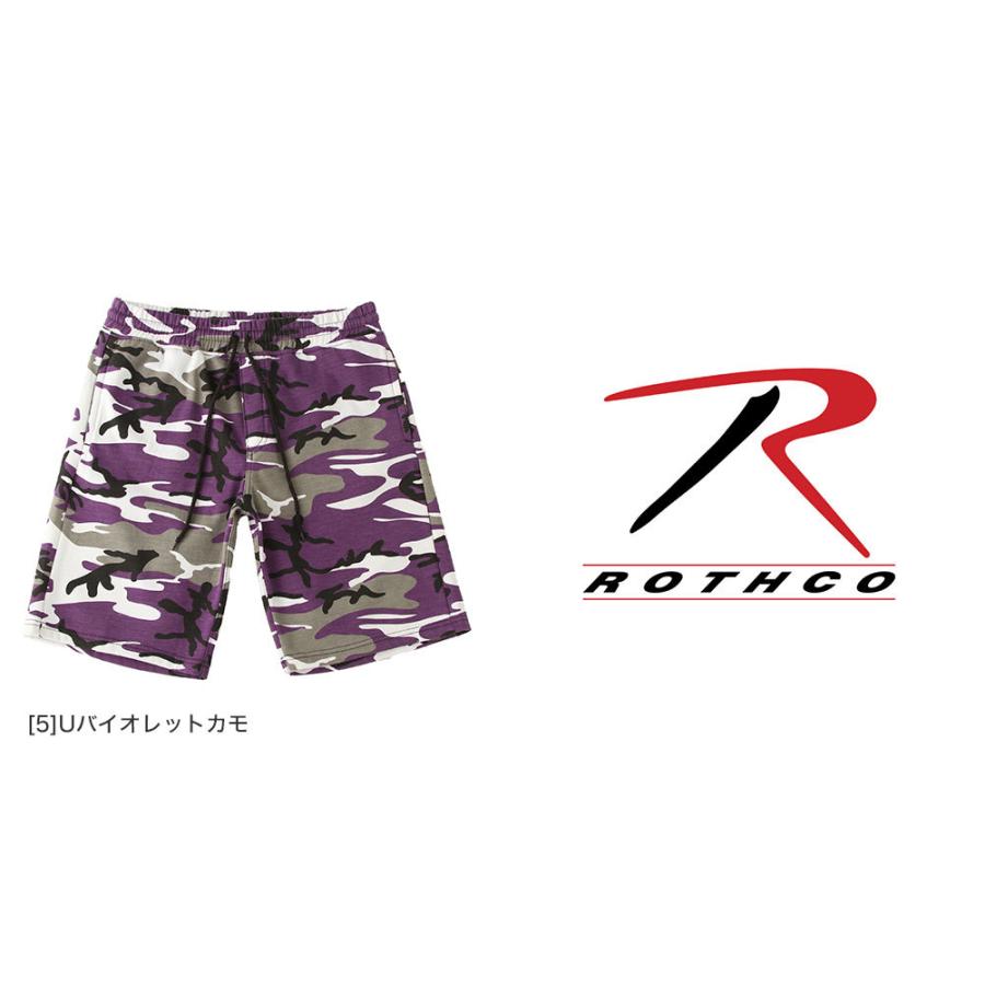 ROTHCO（ロスコ） ハーフパンツ メンズ 大きいサイズ スウェット 無地