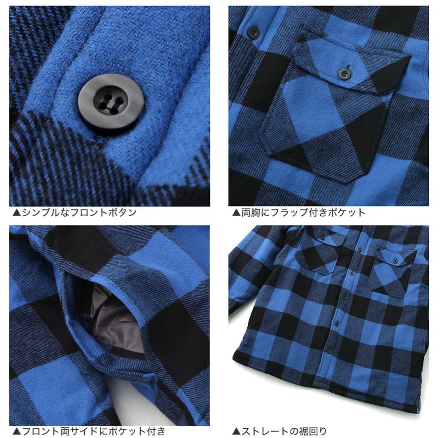 ROTHCO（ロスコ） シャツジャケット メンズ チェック ボア 大きい