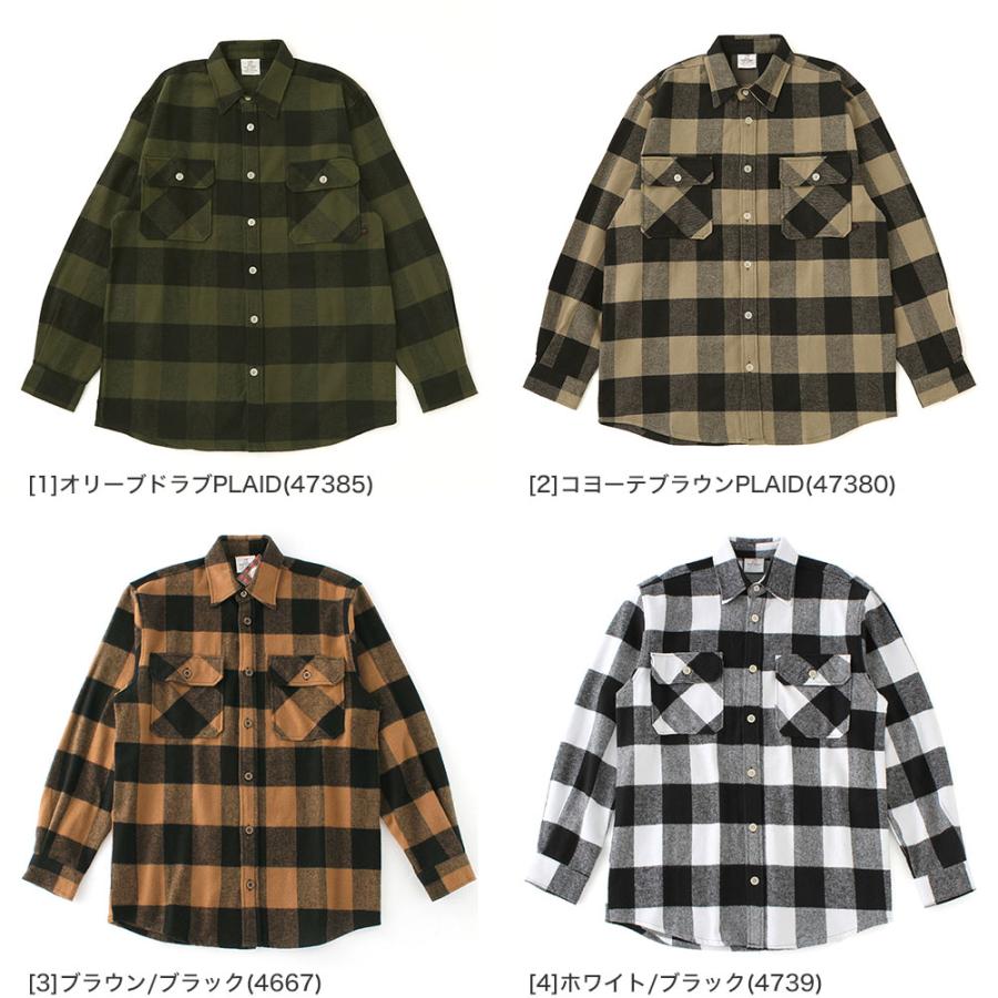 ROTHCO ロスコ シャツ 長袖 ブロック チェック柄 メンズ USA ROTHCO ロスコ シャツ 長袖 ブロック チェック柄 メンズ USA