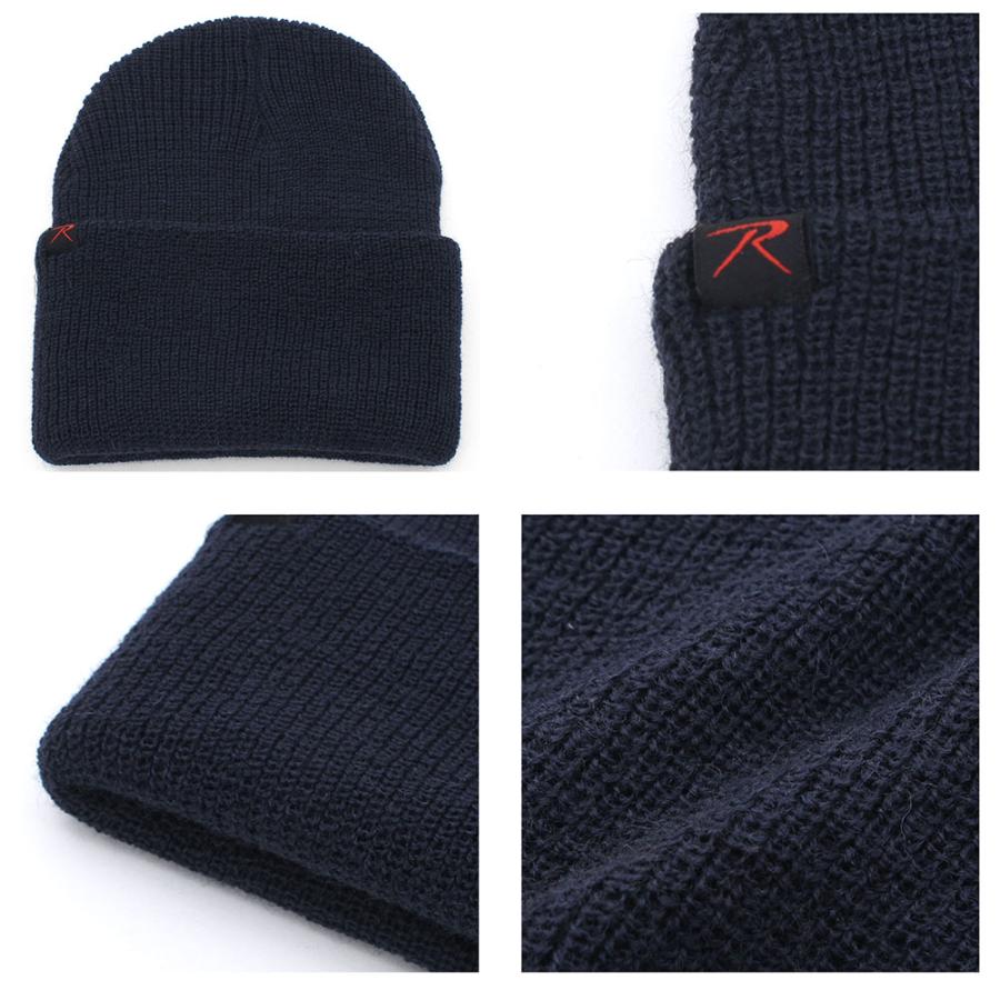 ROTHCO（ロスコ） ニットキャップ ビーニー ニット帽 深め メンズ