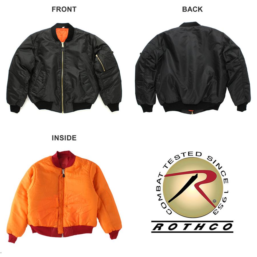 [値下げ不可] ROTHCO MA-1 BLACK M size 楽天市場】ROTHCO ロスコ MA1 ジャケット メンズ 大きいサイズ