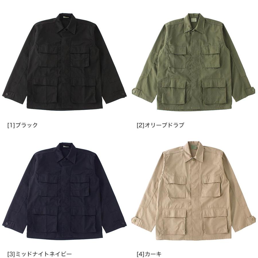 ロスコ シャツ 長袖 メンズ BDU ツイル S-XL USAモデル ROTHCO LL 長袖シャツ ミリタリーシャツ ジャケット シャケット SHACKET｜f-box｜13