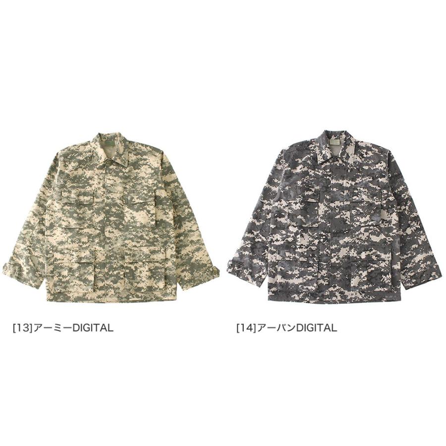 ロスコ シャツ 長袖 メンズ BDU ツイル S-XL USAモデル ROTHCO LL 長袖シャツ ミリタリーシャツ ジャケット シャケット SHACKET｜f-box｜16