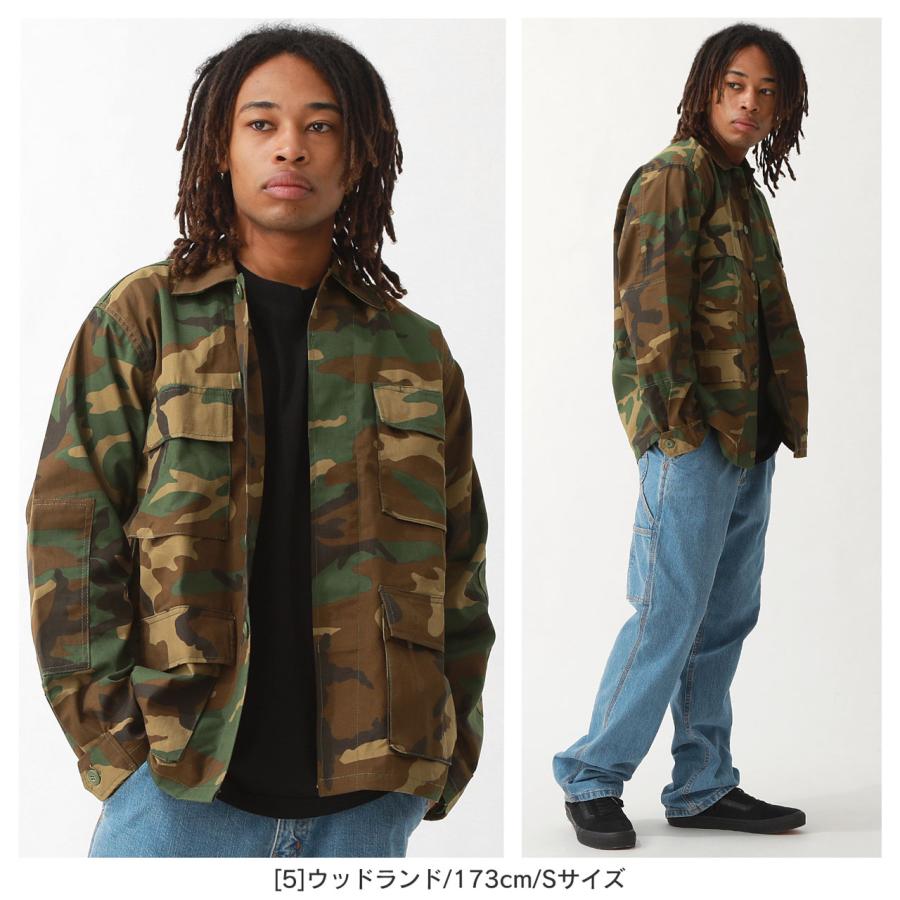 ロスコ シャツ 長袖 メンズ BDU ツイル S-XL USAモデル ROTHCO LL 長袖シャツ ミリタリーシャツ ジャケット シャケット SHACKET｜f-box｜05