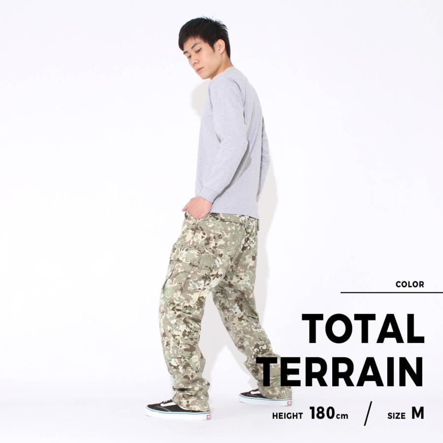 Carhartt カモフラージュカーゴパンツ オリーブ