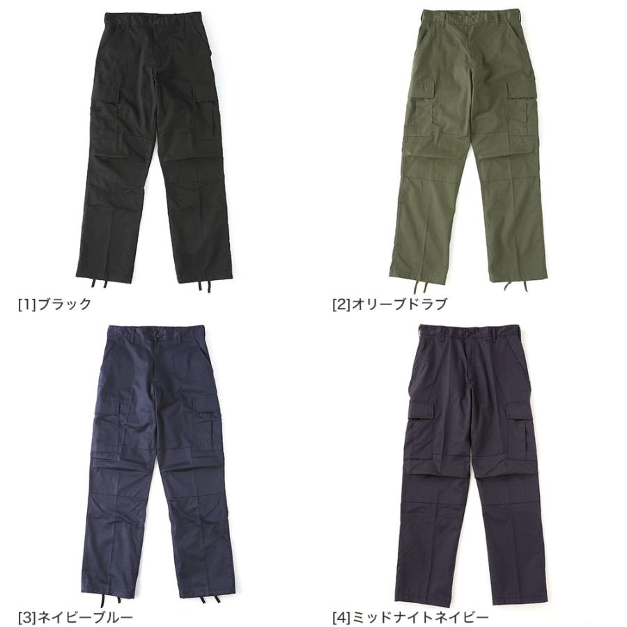 【6/4(火)再入荷】 ROTHCO ロスコ カーゴパンツ メンズ 大きめ ゆったり ジッパーフライ BDU 無地 迷彩 ミリタリー カジュアル 大きいサイズ USAモデル｜f-box｜15