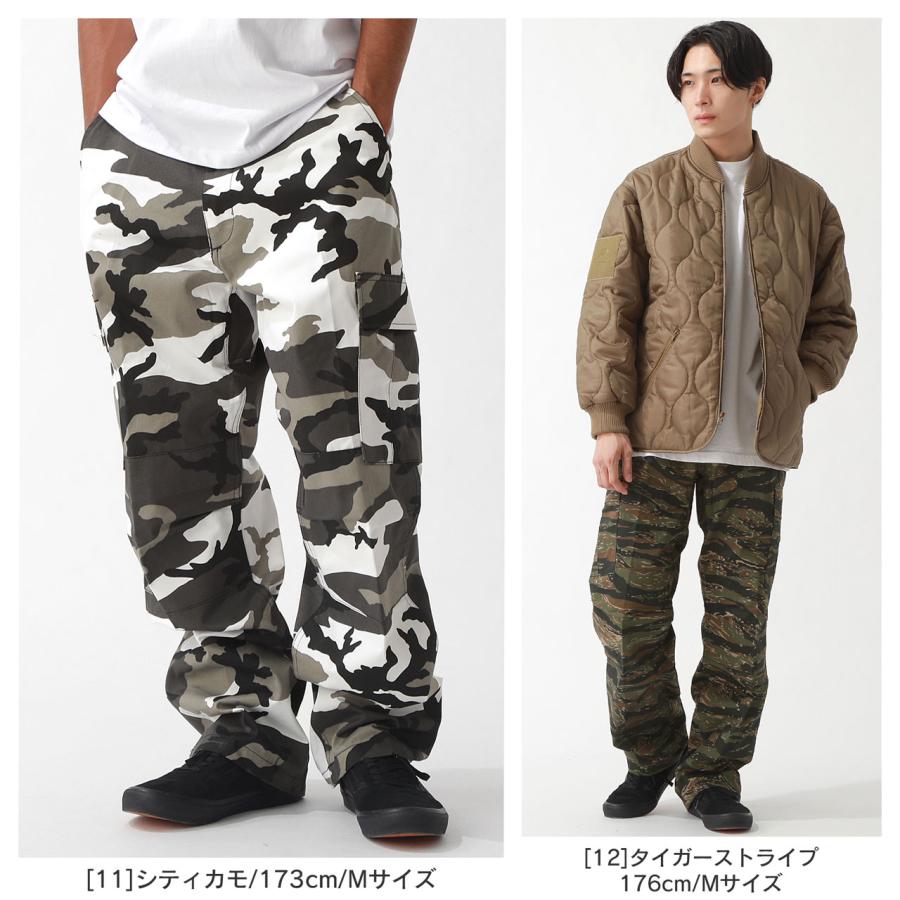 ROTHCO ロスコ カーゴパンツ ジッパーフライ BDU メンズ カーゴパンツ 無地 迷彩柄 迷彩 パンツ ミリタリー USAモデル｜f-box｜08