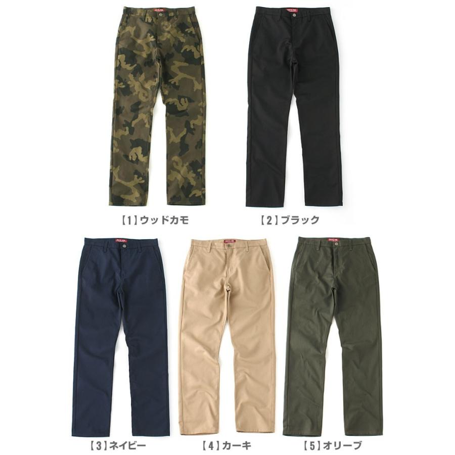 ラスティックダイム チノパン ストレート 迷彩 メンズ 大きいサイズ