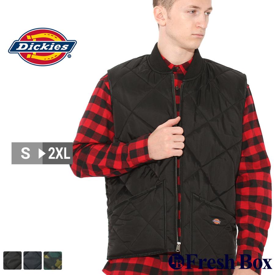 Dickies ディッキーズ ワーク ベスト 中綿 メンズ 中綿ベスト Dickies ディッキーズ ワーク ベスト 中綿 メンズ 中綿ベスト
