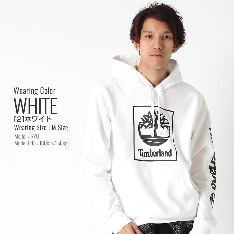 ティンバーランド パーカー プルオーバー ロゴ プリント メンズ 裏起毛