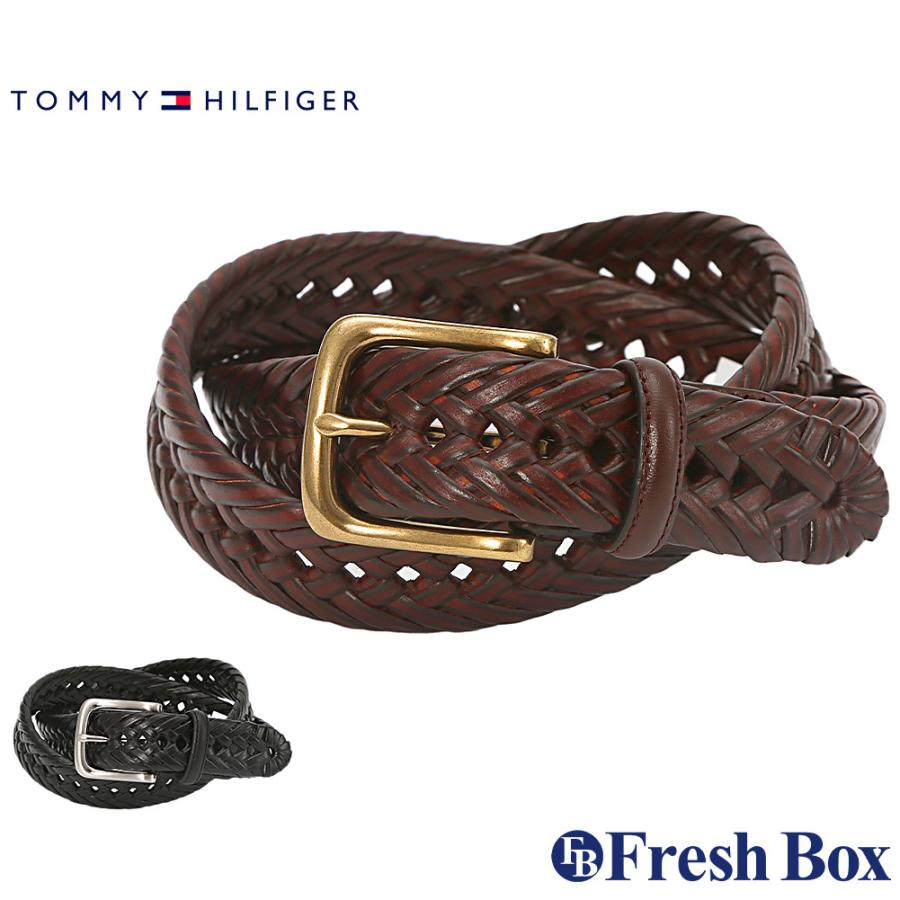 TOMMY HILFIGER（トミー・ヒルフィガー） ベルト メンズ 編み込み