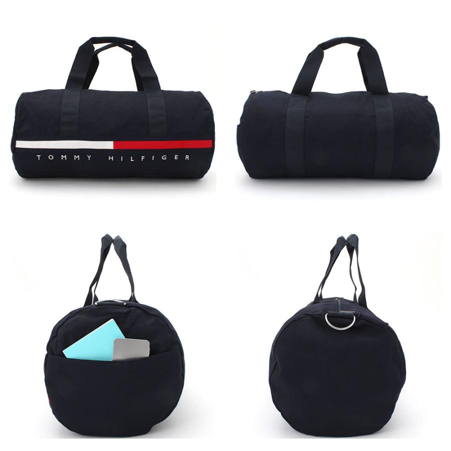 あんるー　トミーヒルフィガー　フラッグ　トリコロール　ロゴ　ボストン 新品】トミーヒルフィガー フラッグ トリコロール ロゴ ボストン