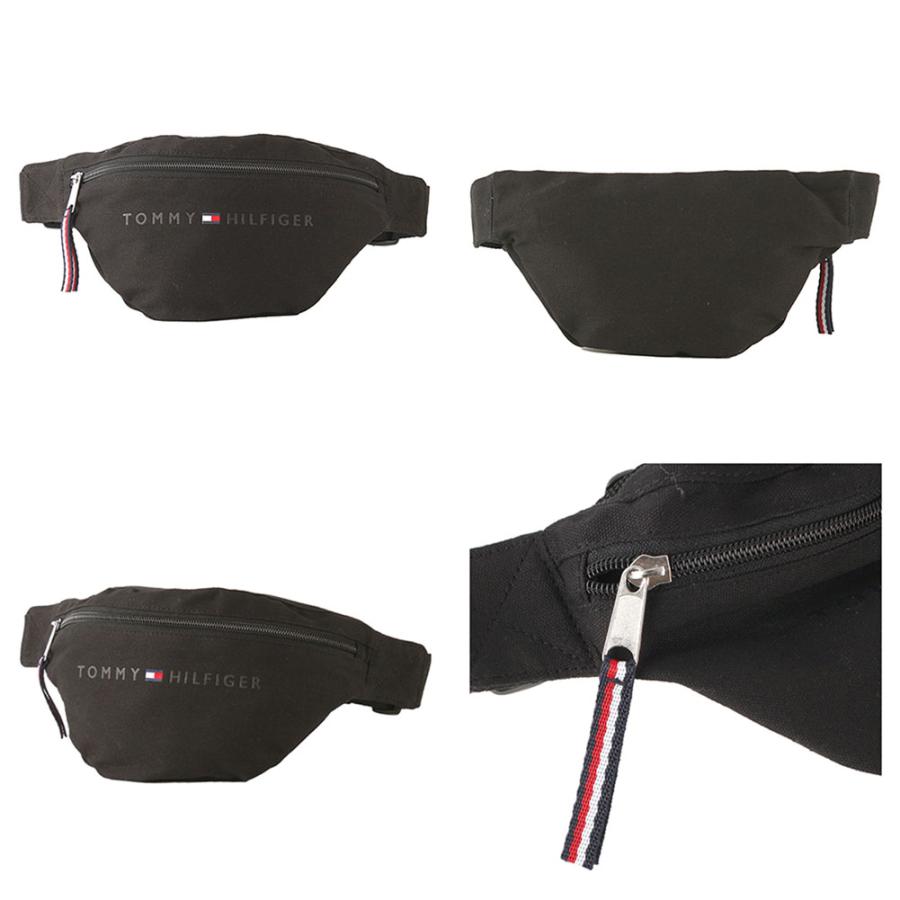 【極美品】トミーヒルフィガー レザー ボディバッグ ウエストポーチ 肩掛け 軽量 TOMMY HILFIGER（トミー・ヒルフィガー） ウエストバッグ メンズ