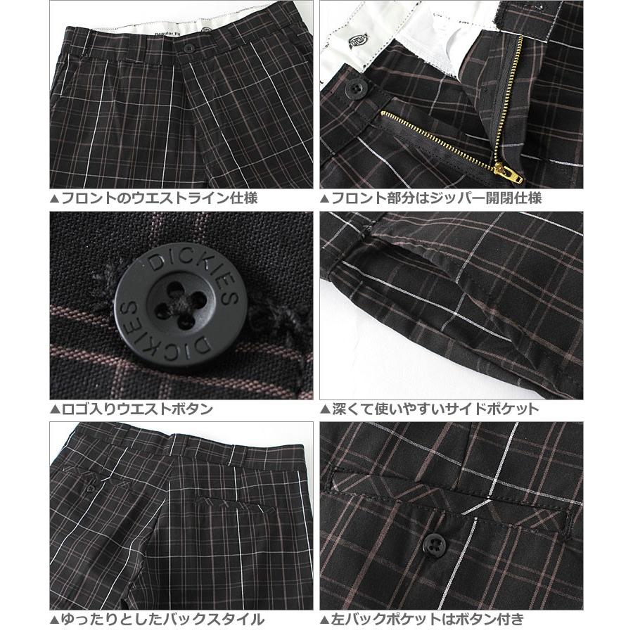Dickies（ディッキーズ） ハーフパンツ メンズ チェック 柄 ひざ下