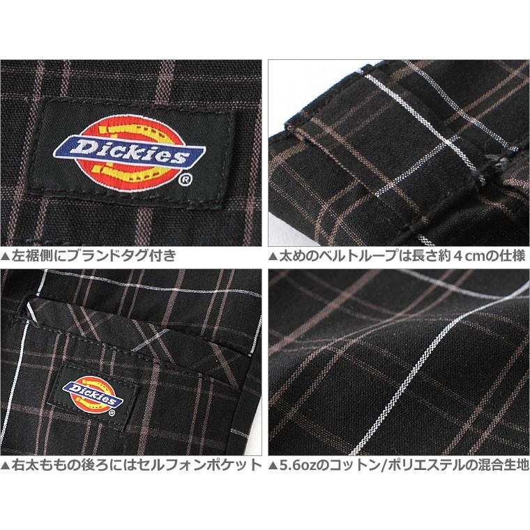 Dickies（ディッキーズ） ハーフパンツ メンズ チェック 柄 ひざ下