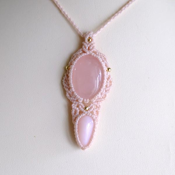 ピンクオパール（コモンオパール）10月誕生石・ローズクォーツ