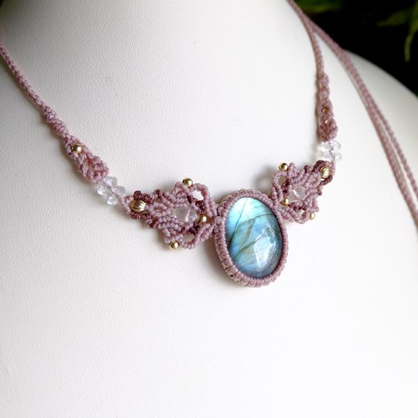 紫ラブラドライトチョーカー&ネックレス 紫ラブラドライトチョーカー&ネックレス 【公式通販】