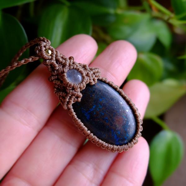 ラピスラズリ（アフガニスタン産）ムーンストーン（スリランカ産