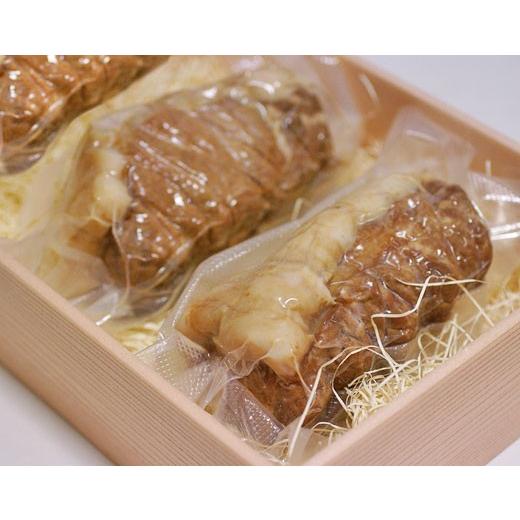 ふくちゃんラーメンの極上チャーシュー 3本入り 父の日ギフトに : エフ