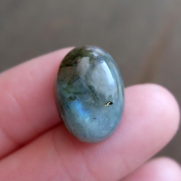 天然石ルース カボション ラブラドライト （約18×13×7mm）c0134