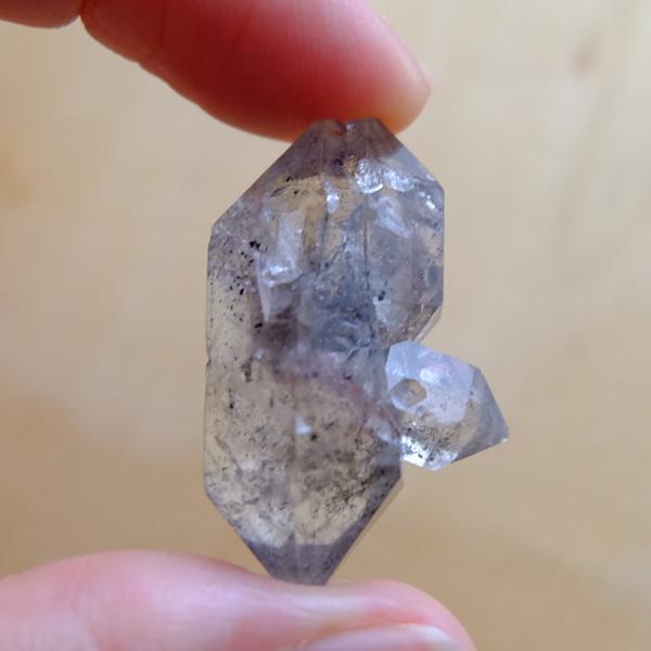 両剣水晶 ・ダブルポイント水晶 原石 ブラジル産 （ダブルターミネイ