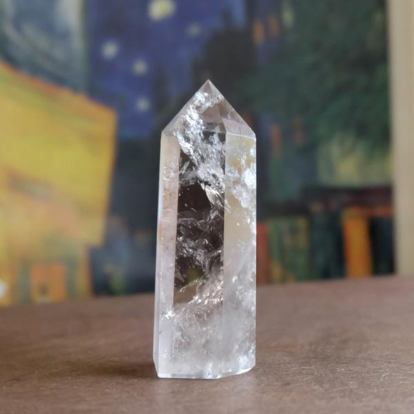 ブラジル産 スモーキークォーツ原石 六角柱 ポイント 天然石・鉱物（約