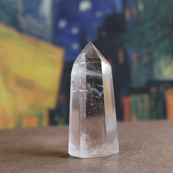 スモーキークォーツ（ブラジル産）原石ポイント ・六角柱 天然石・鉱物