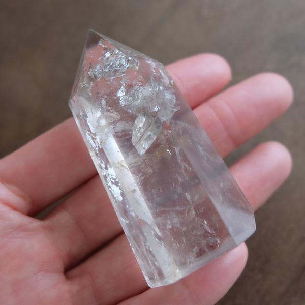 スモーキークォーツ（ブラジル産）ポイント 原石 ・六角柱 天然石
