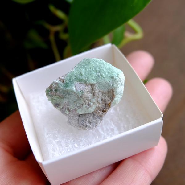 バリサイト原石（アメリアカ ユタ州）ユタ・ターコイズ鉱物