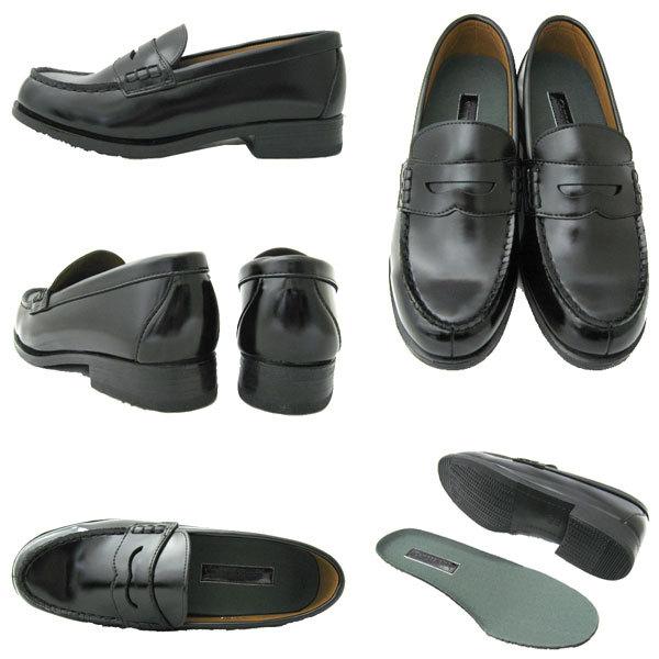 コインローファー シューズ 6665 Loafer Shoes 合成皮革 3E クラリーノ