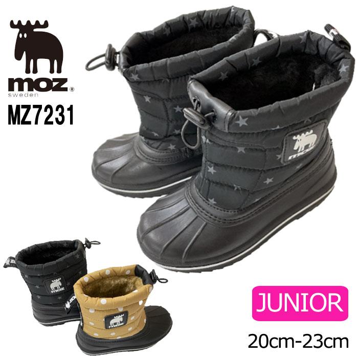 moz（モズ） 防水 防滑 ジュニア ダウン ブーツ moz sweden MZ7231