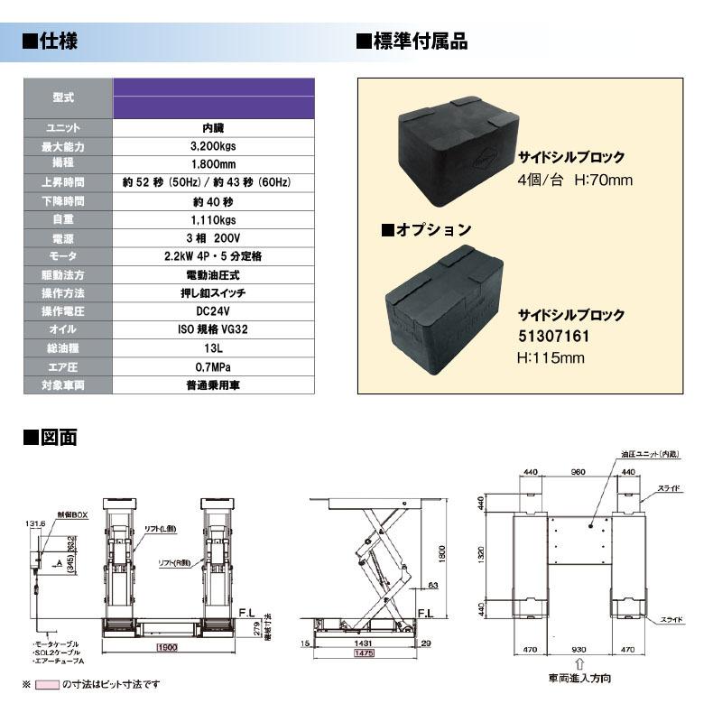 Bishamon ビシャモン スギヤス パンタ式 トータスIII リフト BSC32KU 