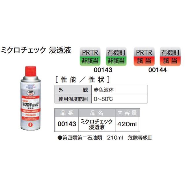 亀裂点検液　ミクロチェック4Ｐセット　タイホーコーザイ製　NX148　MICRO-4P｜f-depot｜03