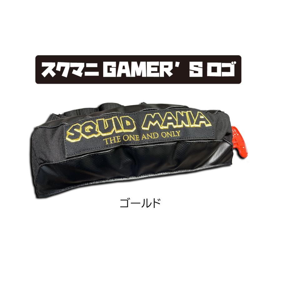 SQUIDMANIA フローティングライフジャケット 黒赤 スクイッドマニア