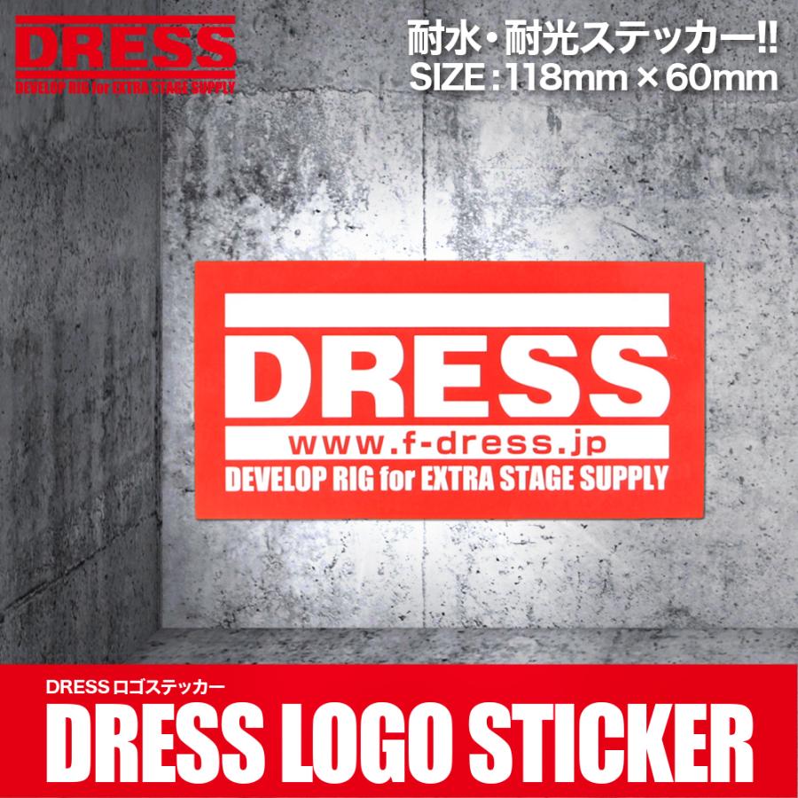 DRESS ロゴステッカー｜f-dress