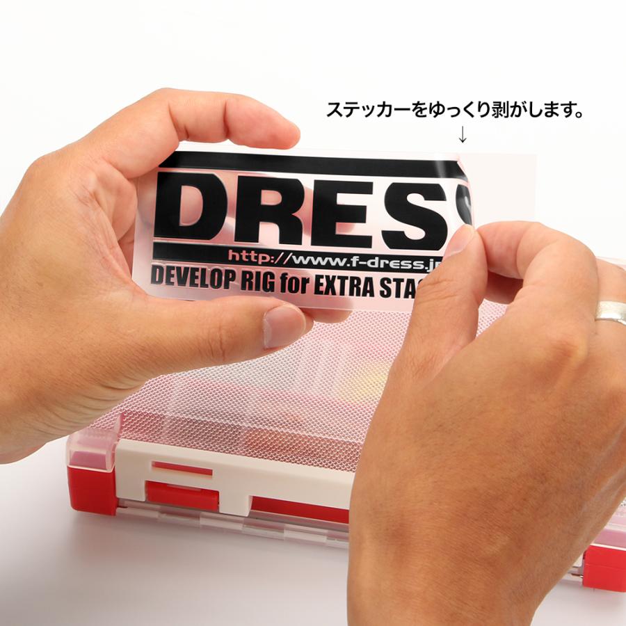 DRESS ロゴ転写ステッカー｜f-dress｜05