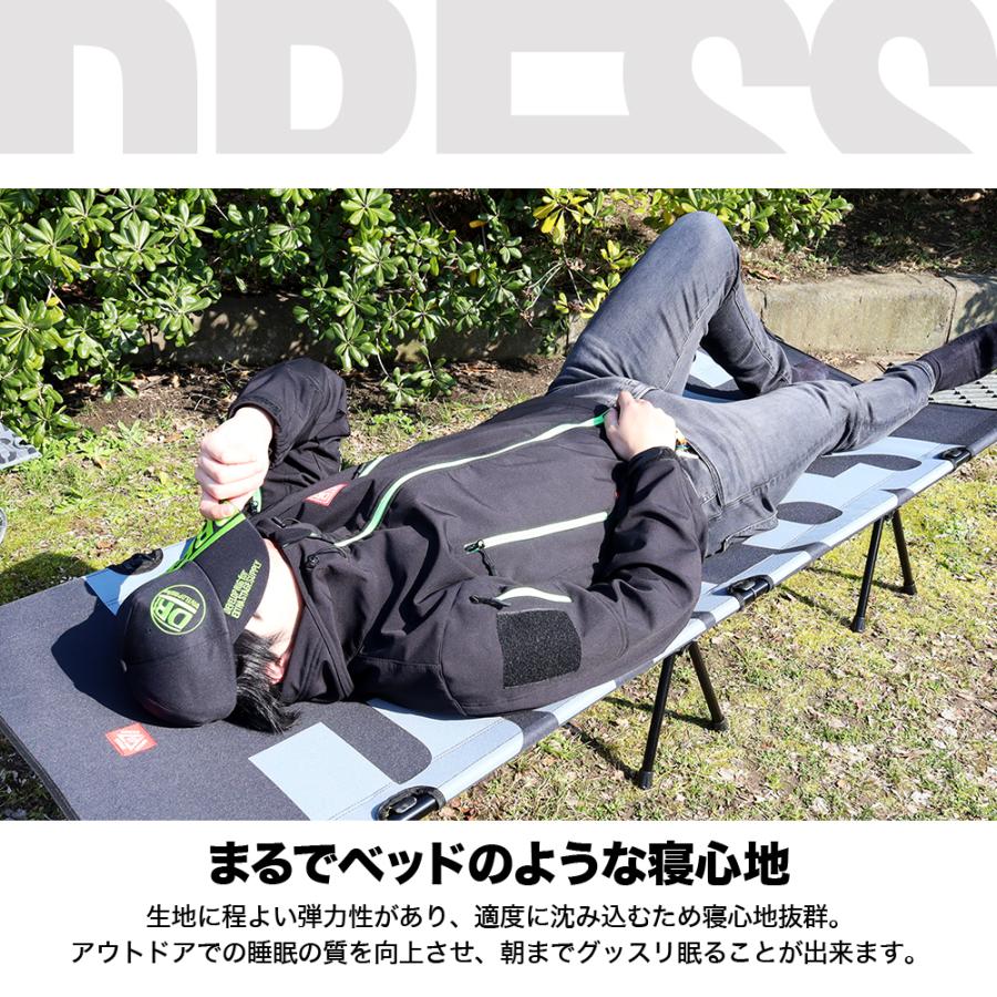 アウトドア寝具 DRESS FOLDING COT AIRBORNE DRESS（ドレス） フォールディングコット 耐荷重150kg アウトドア