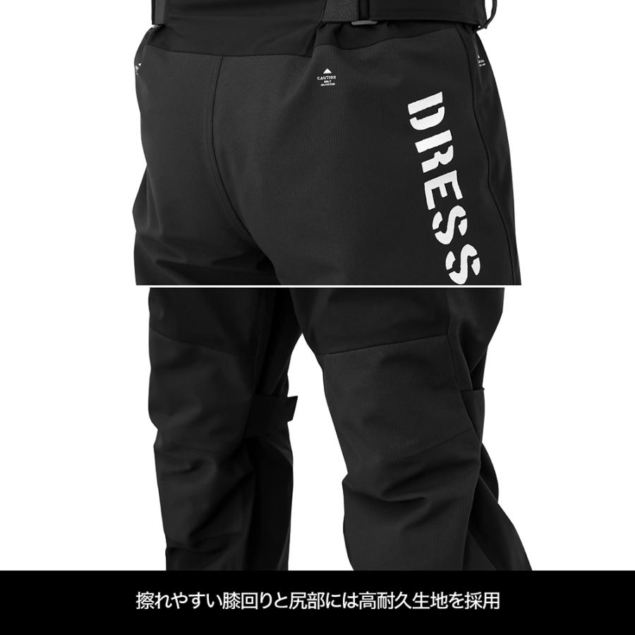 DRESS(釣り) DRESS サロペットパンツ|防水 撥水 釣り DRESS(釣り) DRESS サロペットパンツ|防水 撥水 釣り