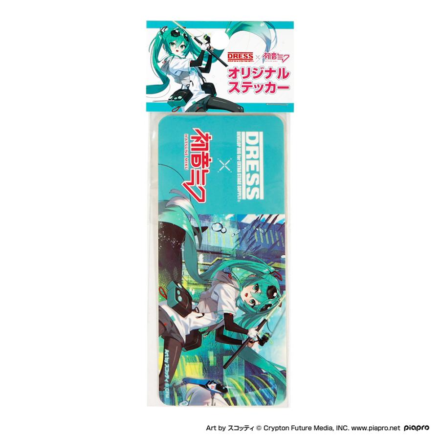 DRESS（ドレス） 初音ミク×DRESS オリジナルステッカー : DRESS