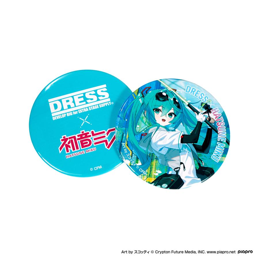DRESS（ドレス） 初音ミク×DRESS オリジナル缶バッジ2種セット : DRESS