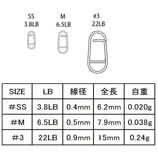 ヤリエ ジェスパ クリップスナップ M 6.5lb 038944 No526 ジグヘッド