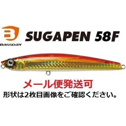 BassDay（バスデイ） シュガペン 58F MT-14 クリアーアカキン 715294