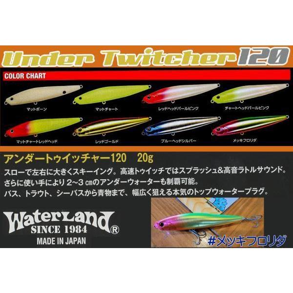 ウォーターランド　アンダートゥイッチャー120 6個セット ウォーターランド アンダートゥイッチャー 120 (ペンシルベイト) /(5