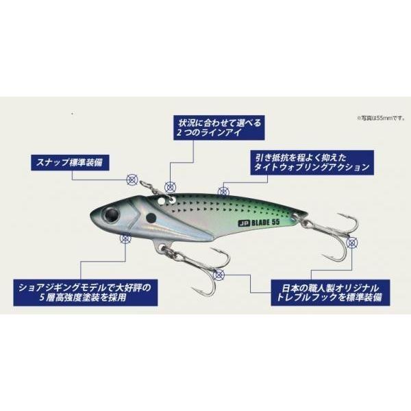 メジャークラフト ジグパラブレード 75mm 23g 36 チャートバック メール便可 フィッシング エルドラド 通販 Yahoo ショッピング