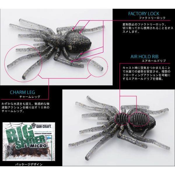 GAN CRAFT ガンクラフト ビックスパイダー マイクロ 08ブラック/レッド