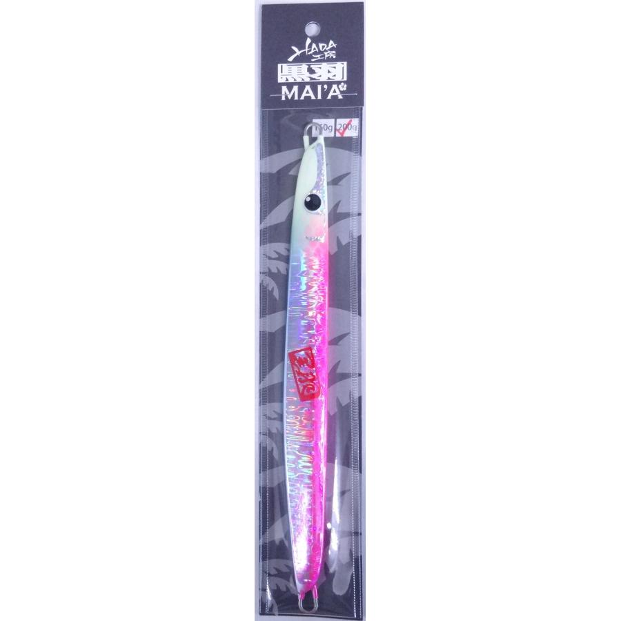 ハダ工房 ホロホロ、MAI’A 平神様 ジグ　セット ハダ工房 MAI'A 平神様 200g HG03 GヘッドUV ピンブル 323888