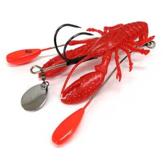 ワンナック デビルエイト極掛 25g レッドラメ 102107タコ掛け