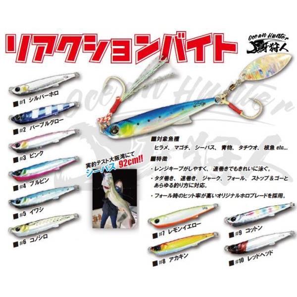 ワンナック 牙狩人 リアクションバイト 25g 1シルバーホロ 510018