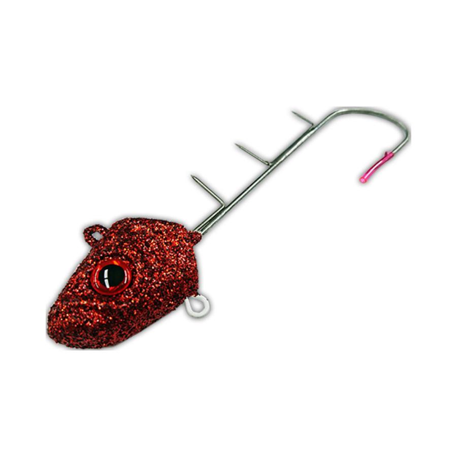 Hayabusa 極テンヤ 40号 オールレッドラメ 魚矢オリジナル