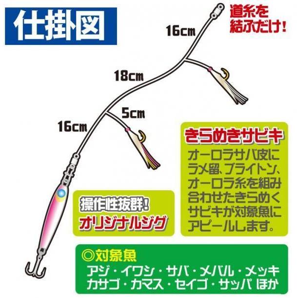 ハヤブサ 堤防ウルトラライトジギングサビキセット 2本鈎 7g 8412 フィッシング エルドラド 通販 Yahoo ショッピング